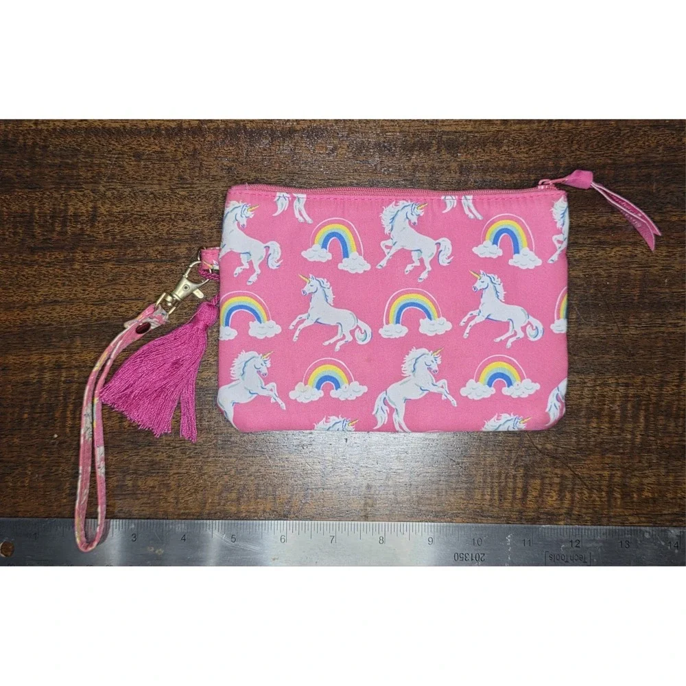 Simply‎ Southern Pink Unicorn Rainbows Wristlet Wallet